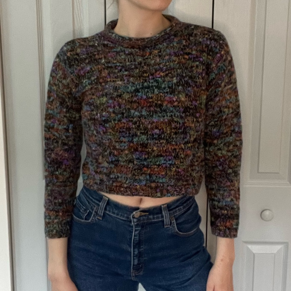 Vintage cropped sweater